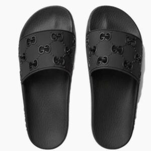 Black Gucci Slides